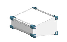 KSK-drawings of the aluminum profile enclosures of the PrioLine® series