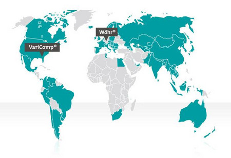 Subsidiaries and export world-wide